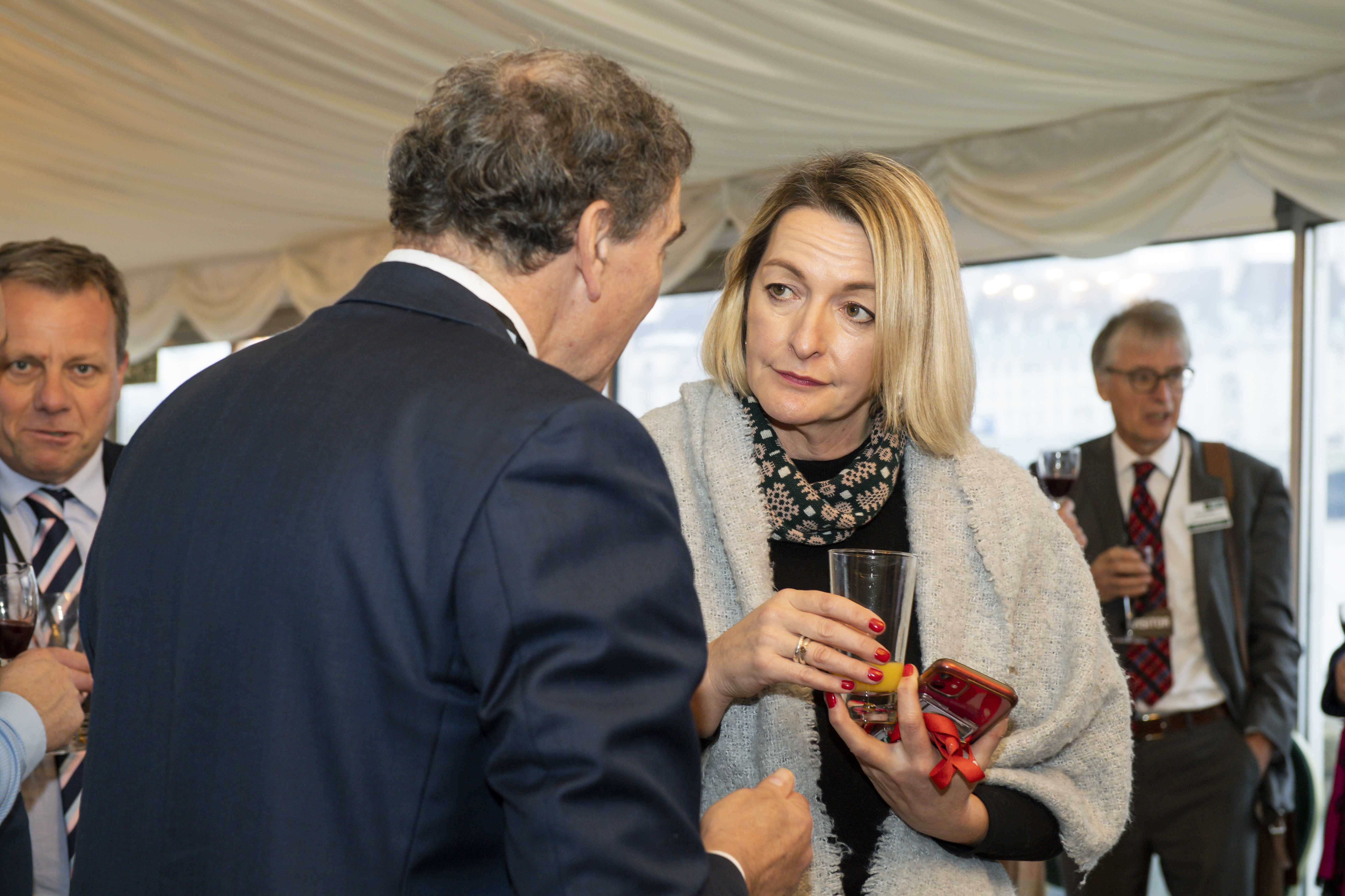 NFU Cymru President Aled Jones and Penny Mordaunt MP